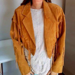 80's Vintage Fall Suede Jacket